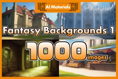 Fantasy Backgrounds 1【Shigural AI Materials】 main cover image